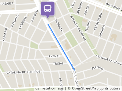 Mapa da parada