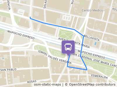 Mapa da parada