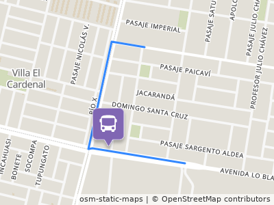 Mapa da parada