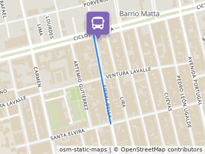 Mapa da parada