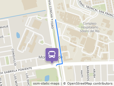 Mapa da parada