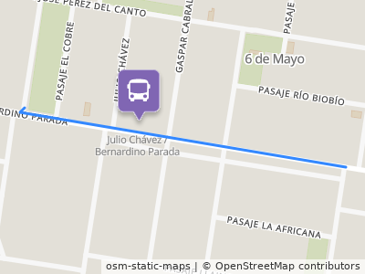 Mapa da parada