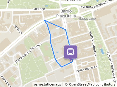Mapa da parada