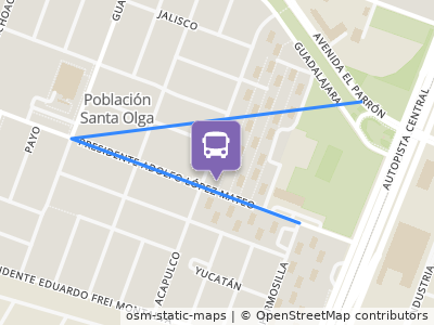 Mapa da parada