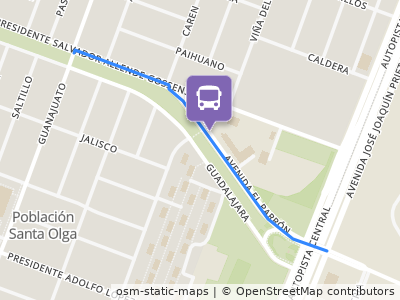 Mapa da parada