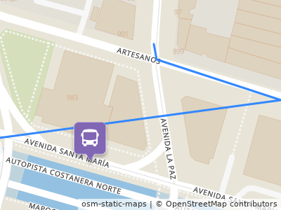 Mapa da parada