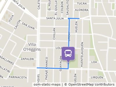 Mapa da parada