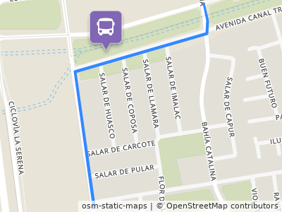 Mapa da parada