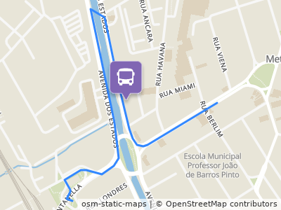 Mapa da parada