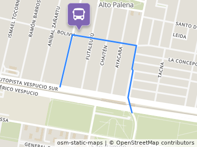 Mapa da parada