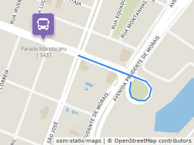 Mapa da parada