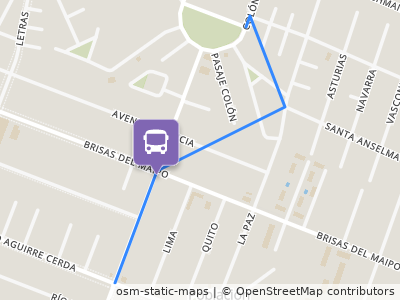 Mapa da parada