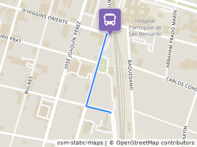 Mapa da parada