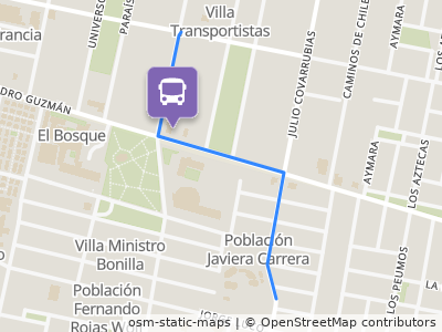 Mapa da parada