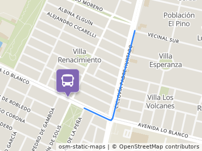 Mapa da parada
