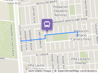 Mapa da parada