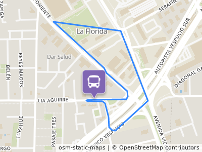 Mapa da parada