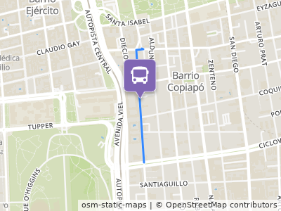 Mapa da parada