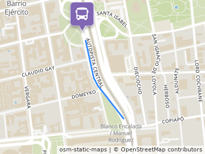 Mapa da parada
