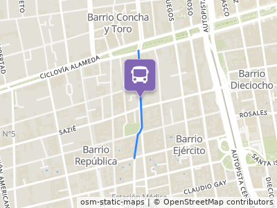 Mapa da parada