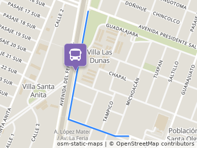 Mapa da parada
