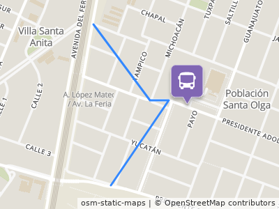 Mapa da parada