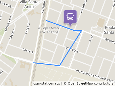 Mapa da parada