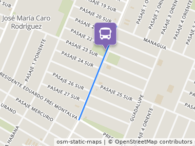 Mapa da parada