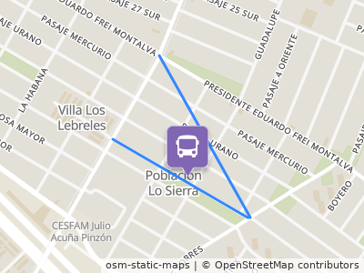 Mapa da parada