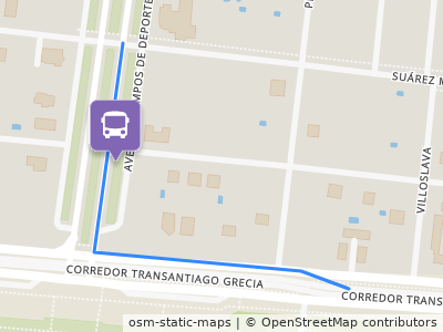 Mapa da parada