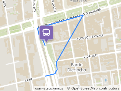 Mapa da parada
