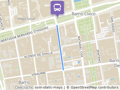 Mapa da parada