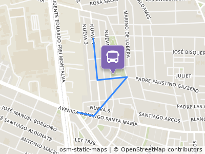 Mapa da parada
