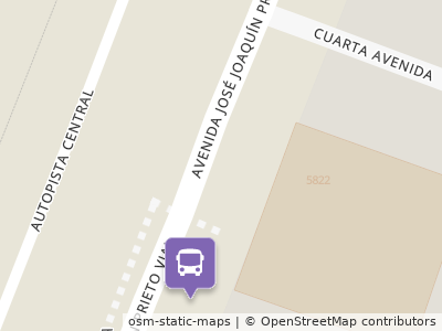 Mapa da parada