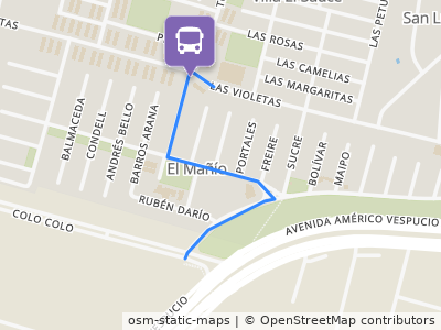 Mapa da parada