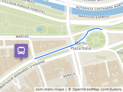 Mapa da parada