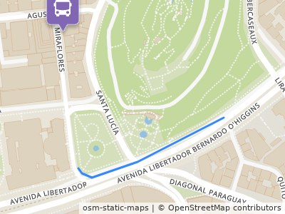 Mapa da parada