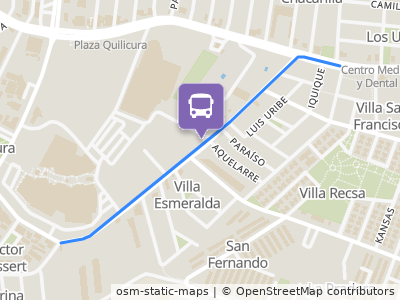 Mapa da parada