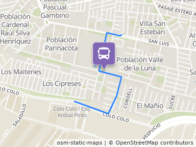 Mapa da parada
