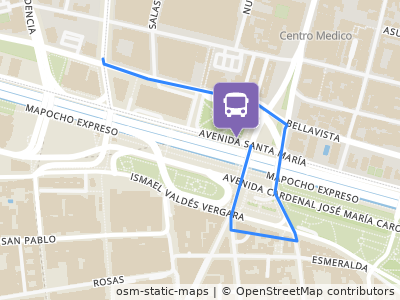 Mapa da parada
