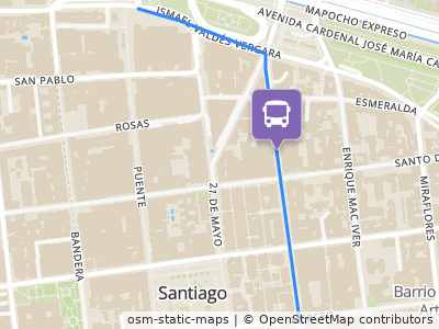 Mapa da parada