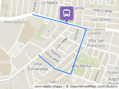 Mapa da parada