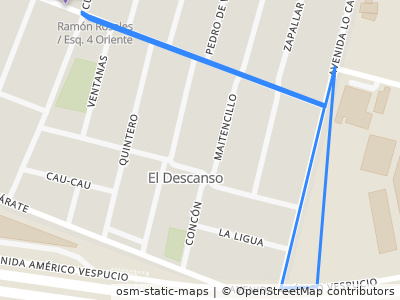 Mapa da parada