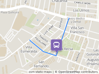 Mapa da parada