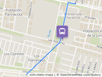 Mapa da parada