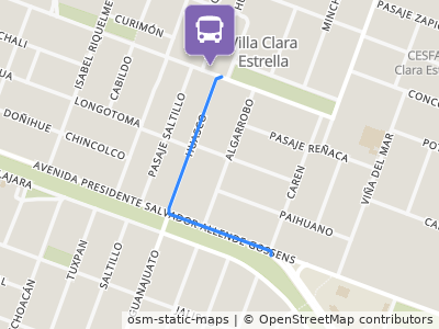 Mapa da parada