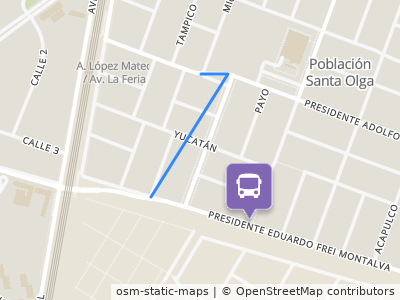 Mapa da parada
