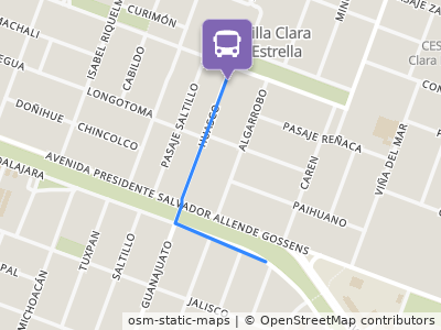 Mapa da parada