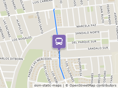 Mapa da parada