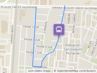 Mapa da parada